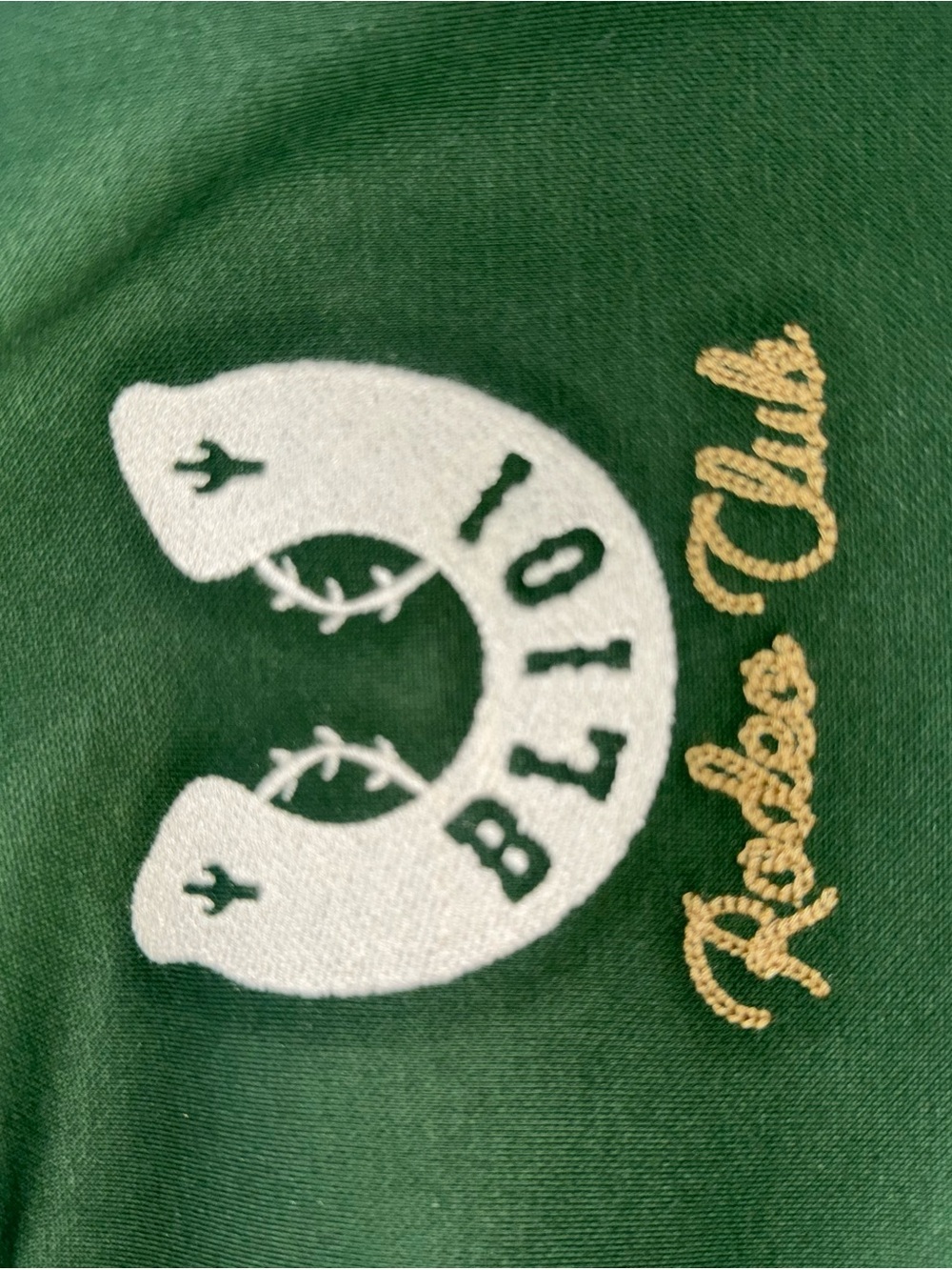 Baseball Lifestyle Rodeo Club Green & Cream Pullover Hoodie - Picture 5 of 5